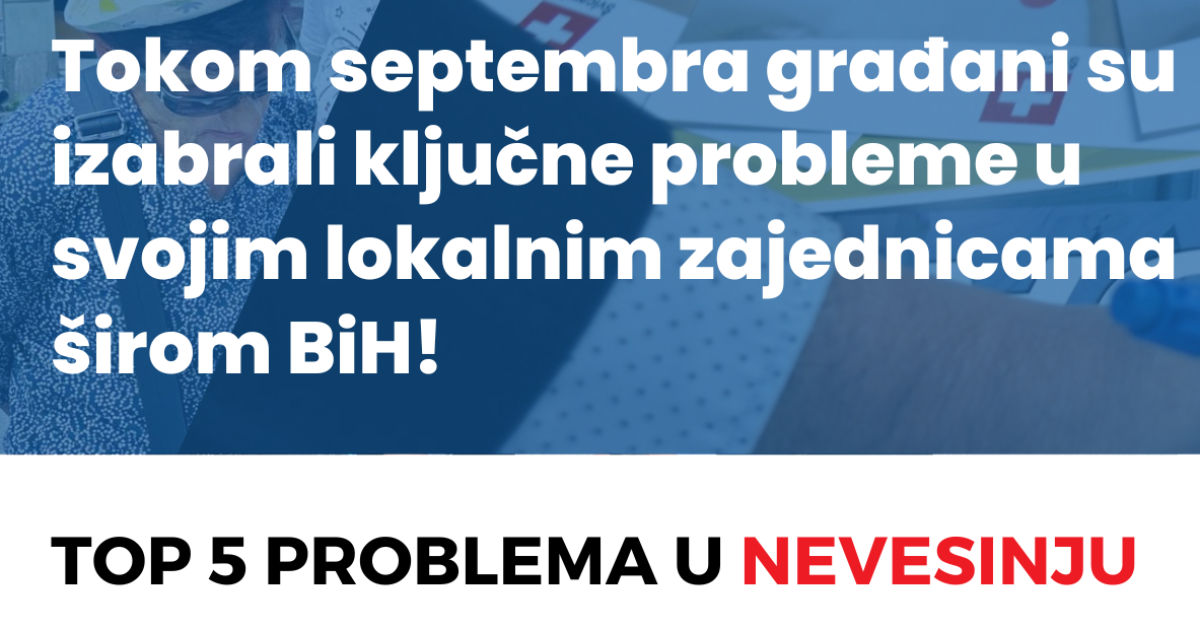 Key issues for citizens in Nevesinje